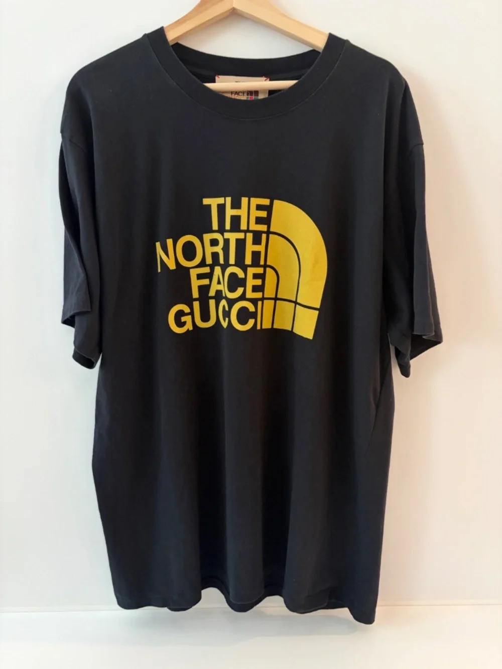 Gucci x North Face Cotton T-Shirt Black Yellow - Size L (175/100A)